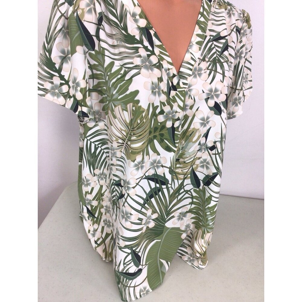 Hilary Radley Floral Top Womens 2XL - Picture 4 of 6